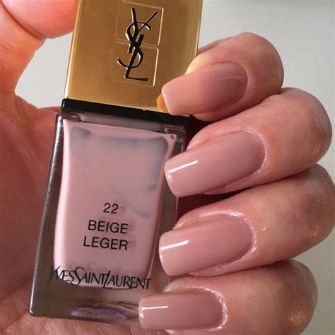 yves saint laurent beige leger